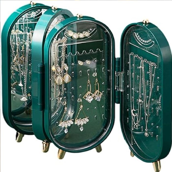 Joyero Organizador Acrílico Plegable para Joyas Promart