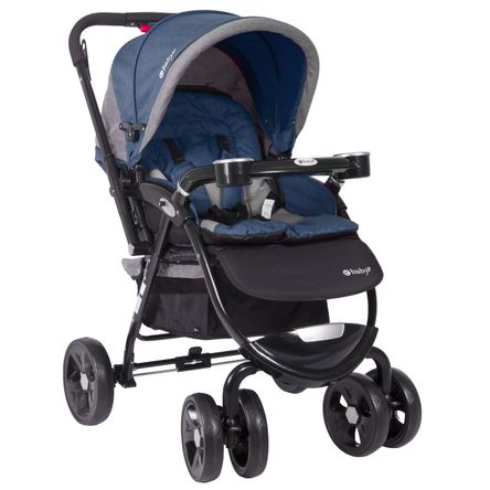 Coche de Paseo Ebaby Boris EB1144 Azul Coche de Paseo Ebaby Boris EB1144 Azul
