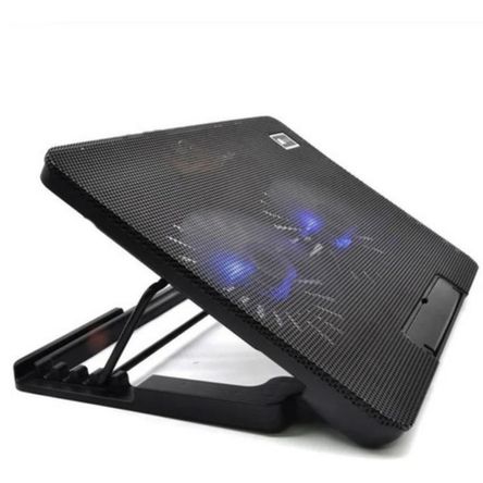 Cooler Base Para Laptop Con 2 Ventiladores Seisa