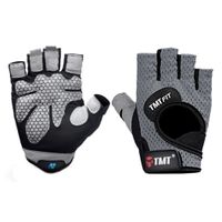 Guantes Gym TMT W46 Gris Transpirables Fitness Crossfit