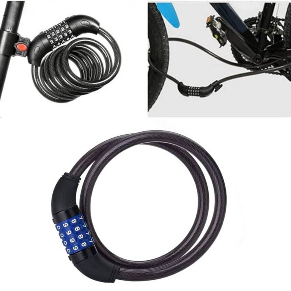 Cadena 120cm Acero Antirrobo Para Moto Bicicleta Con Clave De Seguridad Cadena 120cm Acero Antirrobo Para Moto Bicicleta Con Clave De Seguridad