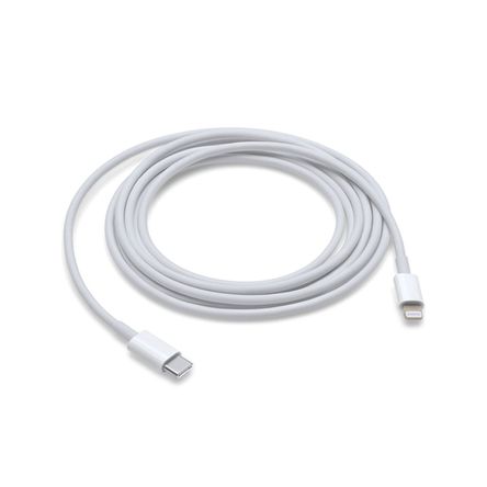 Cable USB-C a Lightning 2 metros para iPhone