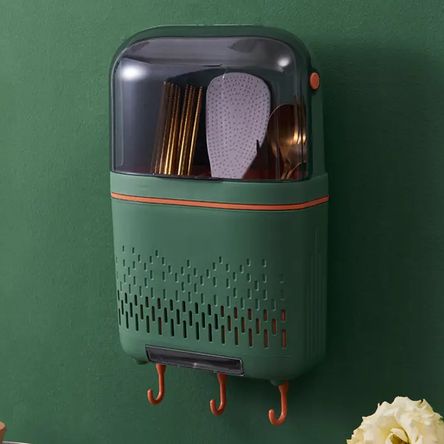 Estante Secador de Cubiertos - Verde Estante Secador de Cubiertos - Verde