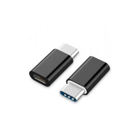 Adaptador Conector Micro USB V8 Hembra a Tipo C Macho