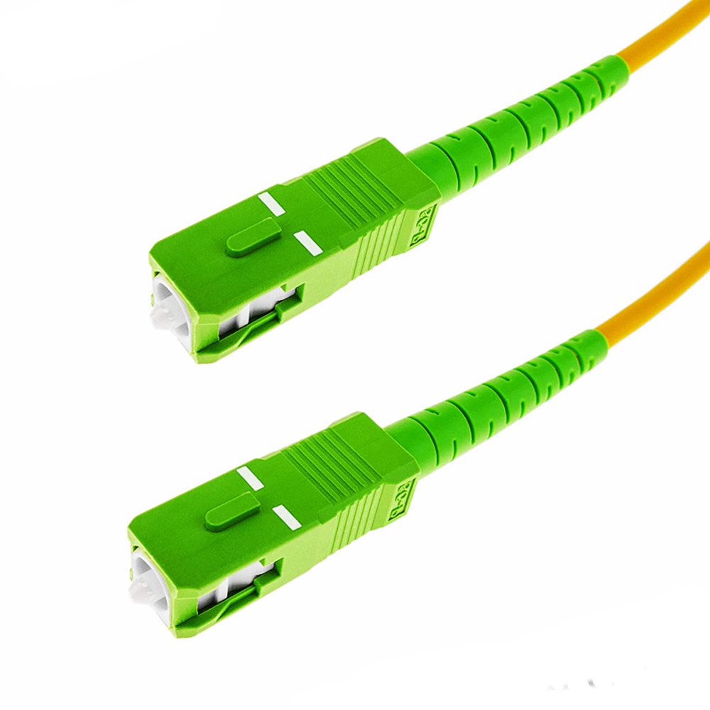 Cable Patch Cord de Fibra Optica OM3 3.0mm SC-SC APC 9/125 10 Metros Cable Patch Cord de Fibra Optica OM3 3.0mm SC-SC APC 9/125 10 Metros