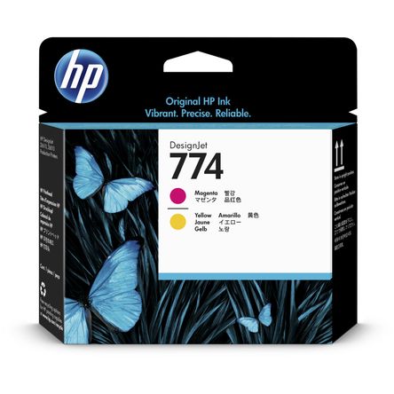 Cabezal de Impresión Hp 774 Designjet Magenta y Amarillo