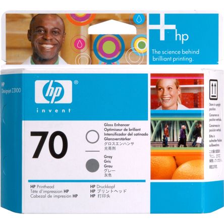 Cabezal de Impresión Hp 70 Gray y Realzador de Brillo Gloss Enhancer