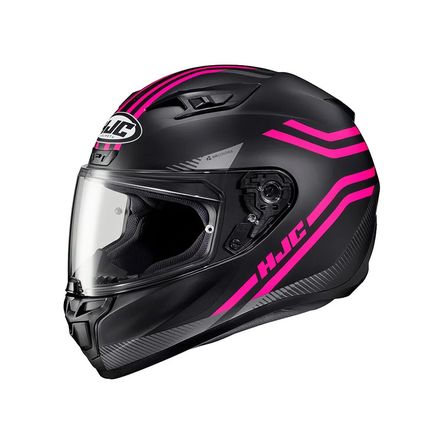 Casco Hjc I10 Strix Negro Gris Fucsia L