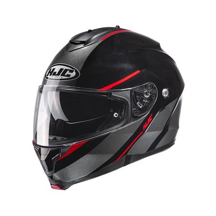 Casco Hjc C91 Tero Negro Gris Rojo Xl Casco Hjc C91 Tero Negro Gris Rojo Xl