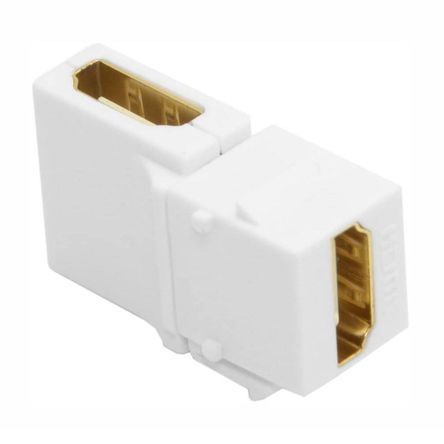 Empalme HDMI de 90 Grados para Modulo de Placa / Faceplate TRAUTECH Empalme HDMI de 90 Grados para Modulo de Placa / Faceplate TRAUTECH