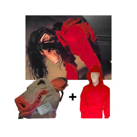 Disfraz Halloween Traje y Máscara Saw Chancho Talla M INGENIERIAICSG