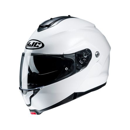 Casco Hjc C91 Solid Blanco Brillo Xl