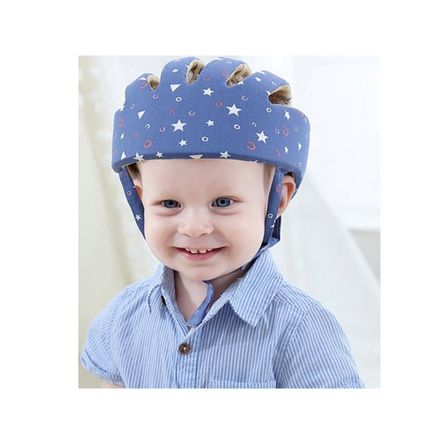 Casco Para Bebé Protección Headguard Azul