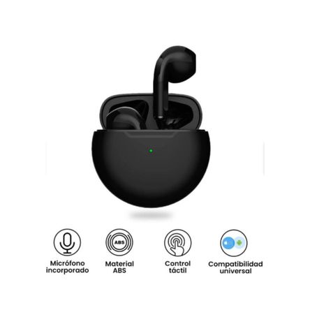 Audífonos Bluetooth Pro 6 Negro Version Premium