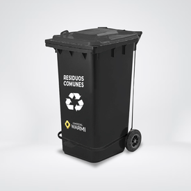 Bolsas de basura de reciclaje, papelera de reciclaje, cestas organizadoras  de basura de 36 galones para cocina y hogar, contenedor reutilizable e