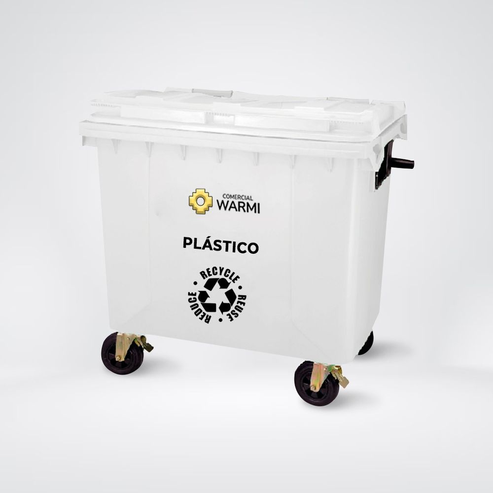Contenedor de Basura WARMI 1100 Lts. Blanco Contenedor de Basura WARMI 1100 Lts. Blanco