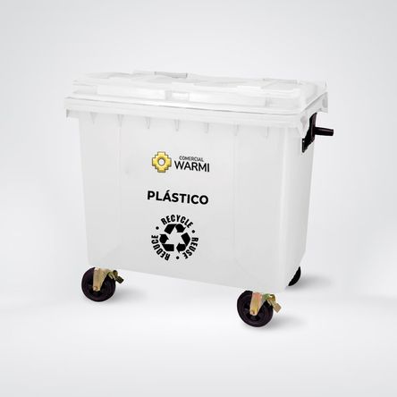 Contenedor de Basura WARMI 1100 Lts. Blanco Contenedor de Basura WARMI 1100 Lts. Blanco