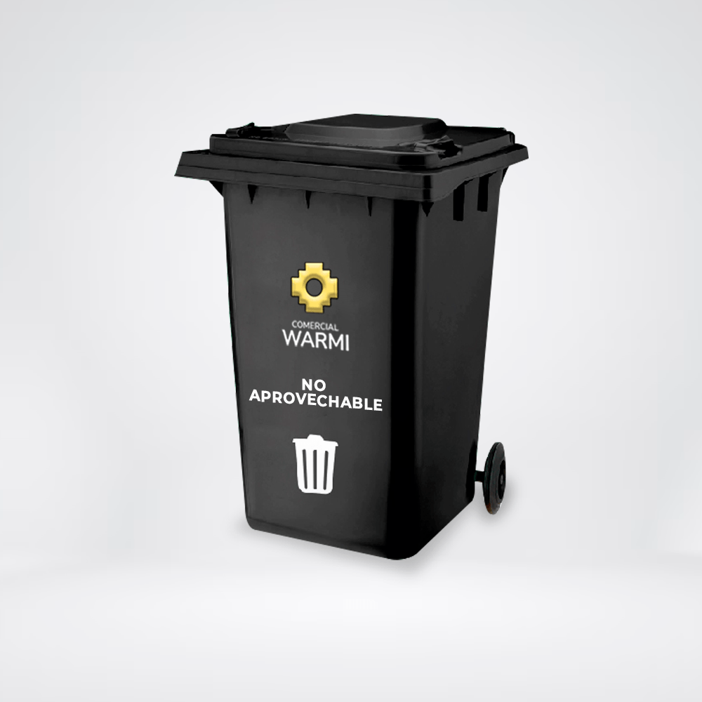 Contenedor de Basura WARMI 360 Lts. Negro Contenedor de Basura WARMI 360 Lts. Negro