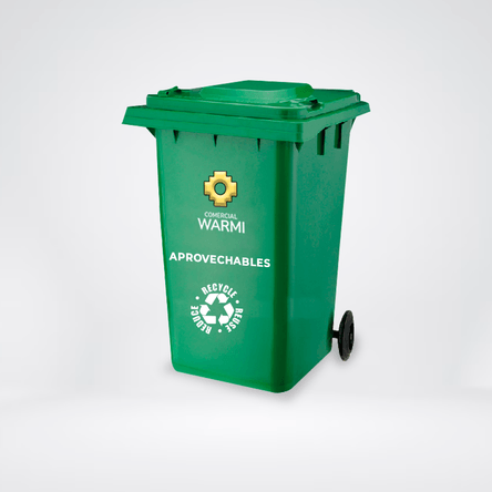 Contenedor de Basura WARMI 360 Lts. Verde Contenedor de Basura WARMI 360 Lts. Verde