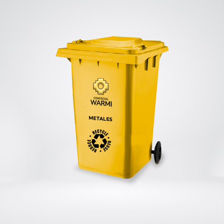 Contenedor de Basura WARMI 360 Lts. Amarillo Contenedor de Basura WARMI 360 Lts. Amarillo