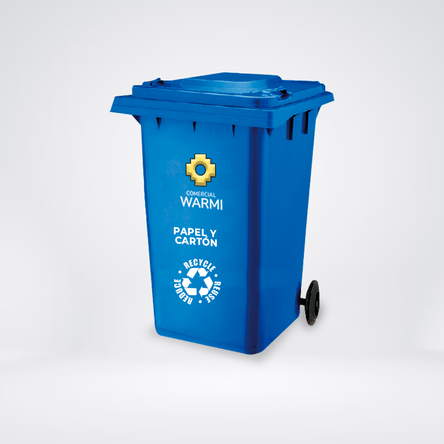 Contenedor de Basura WARMI 360 Lts. Azul Contenedor de Basura WARMI 360 Lts. Azul