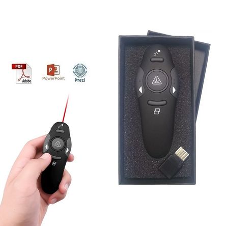 Presentador Diapositivas Puntero Láser Usb Laptop Pc En Caja Presentador Diapositivas Puntero Láser Usb Laptop Pc En Caja