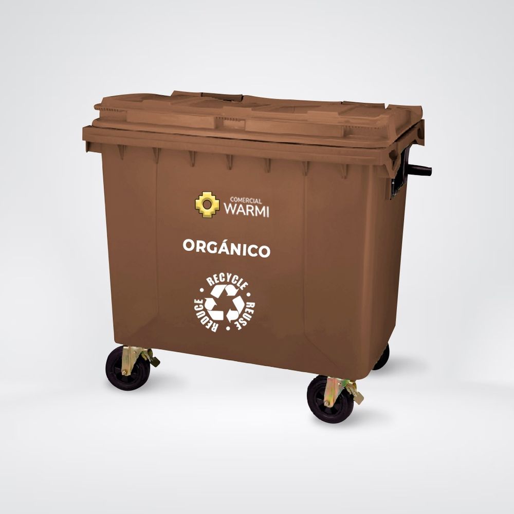 Contenedor de Basura WARMI 660 Lts. Marrón Contenedor de Basura WARMI 660 Lts. Marrón