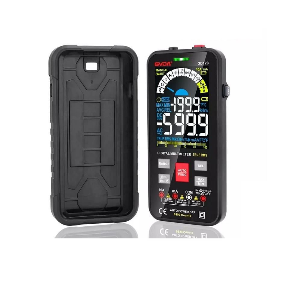 Multitester Multimetro Digital Smart Gvda Gd128 Con Estuche Multitester Multimetro Digital Smart Gvda Gd128 Con Estuche