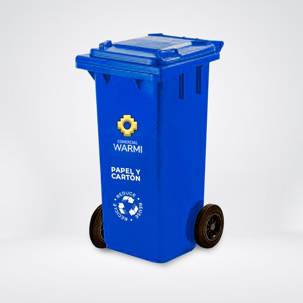 Contenedor de Basura WARMI 240 Lts. Azul Contenedor de Basura WARMI 240 Lts. Azul