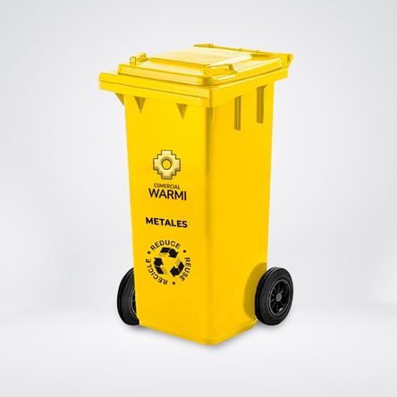 Contenedor de Basura WARMI 240 Lts. Amarillo Contenedor de Basura WARMI 240 Lts. Amarillo
