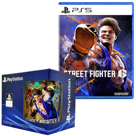 Street Fighter 6 playstation 5 + Taza