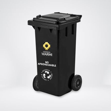 Contenedor de Basura WARMI 240 Lts. Negro Contenedor de Basura WARMI 240 Lts. Negro
