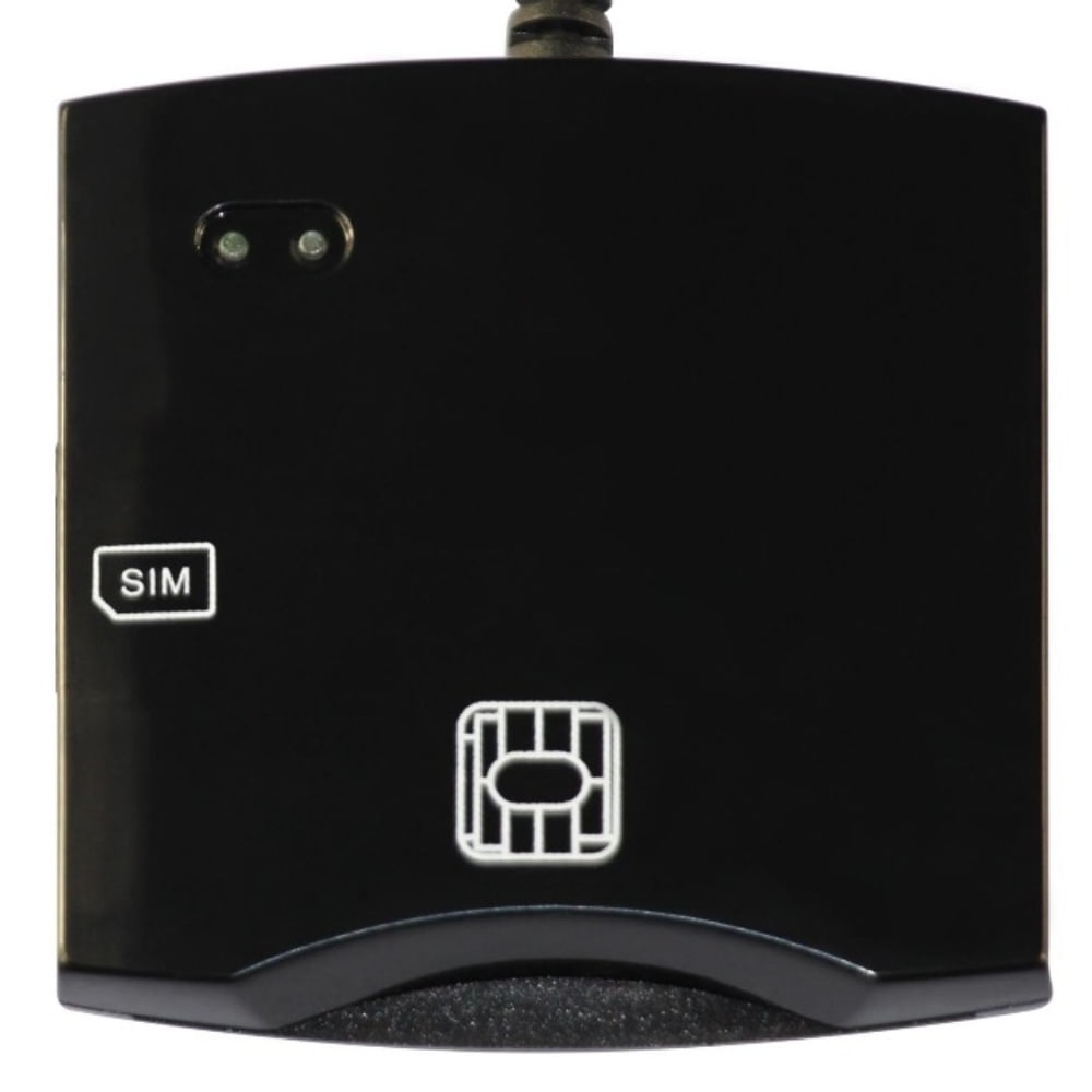 Lector de DNI Electrónico Smart Card ISO7816 Negro