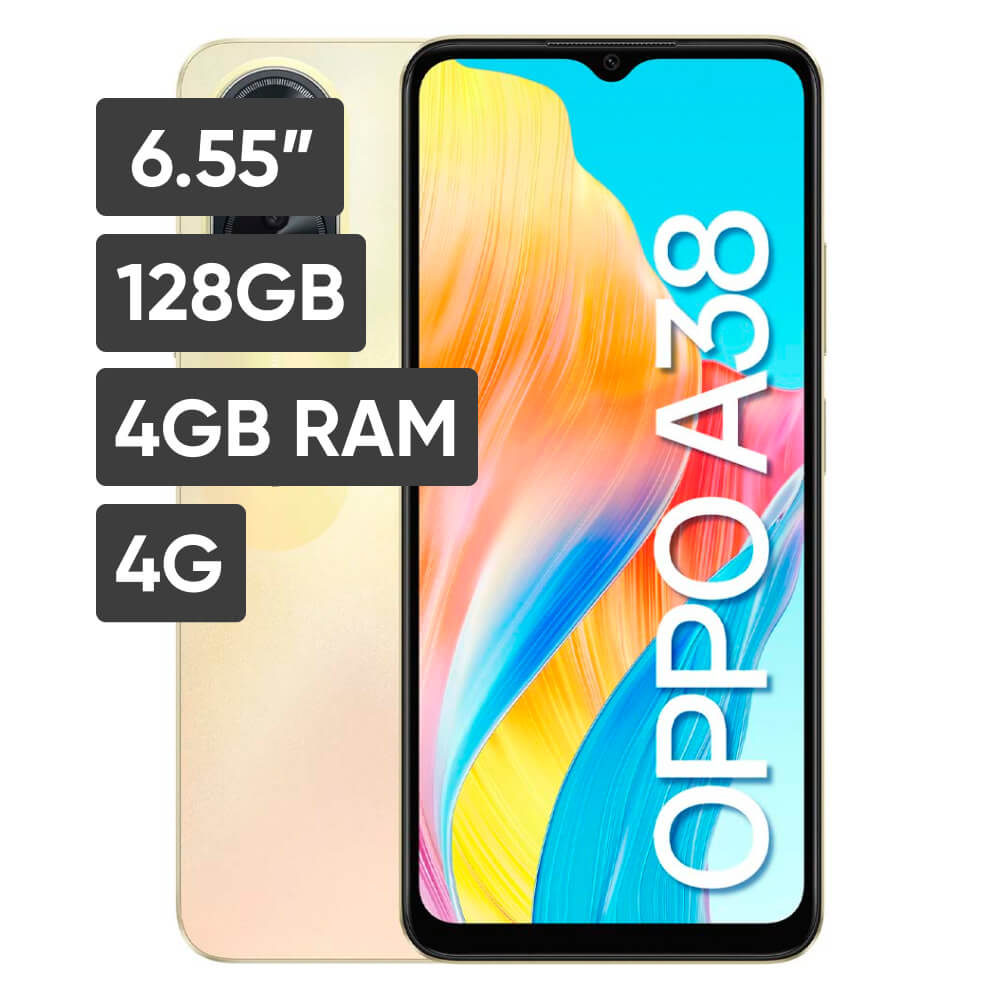 Celular Oppo A38 6.56 4GB RAM 128GB Dorado