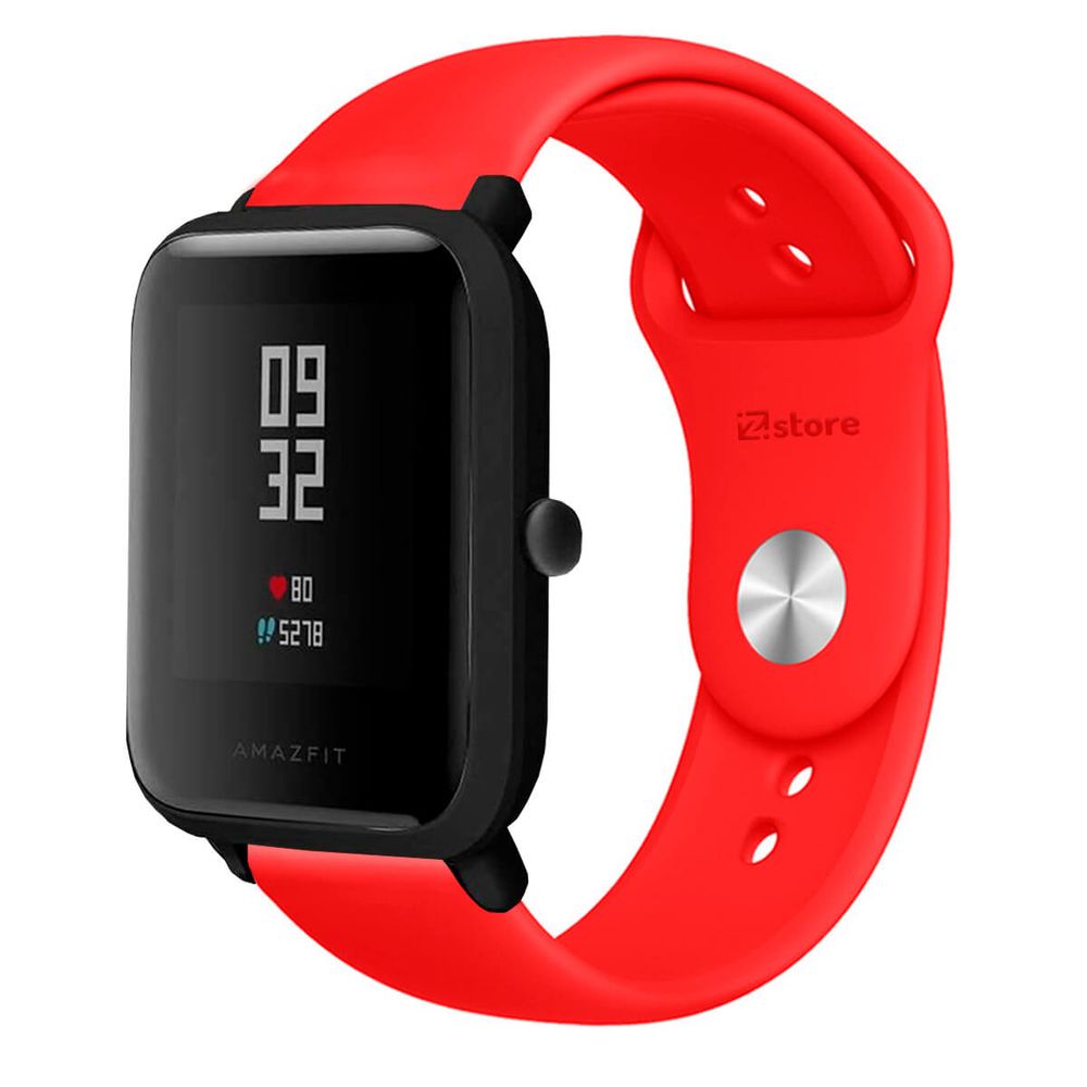 Amazfit bip 2025 rojo smartwatch