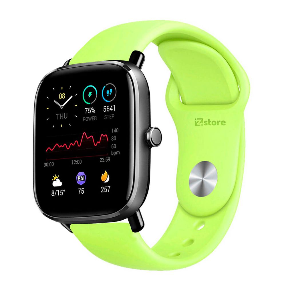 Correa Compatible Con Amazfit GTS 2 Verde Oscuro Evilla 20mm - Promart