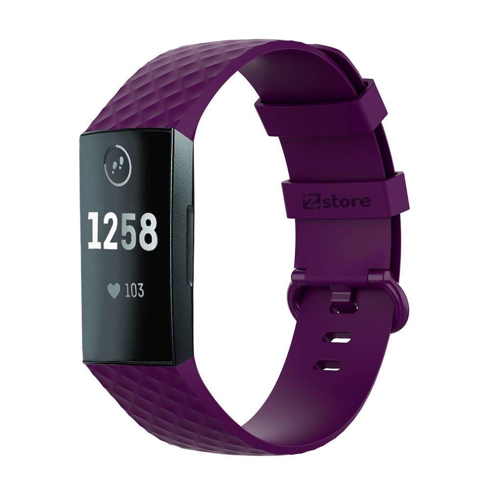 Correa Compatible Con Fitbit Charge 4 Morado Promart