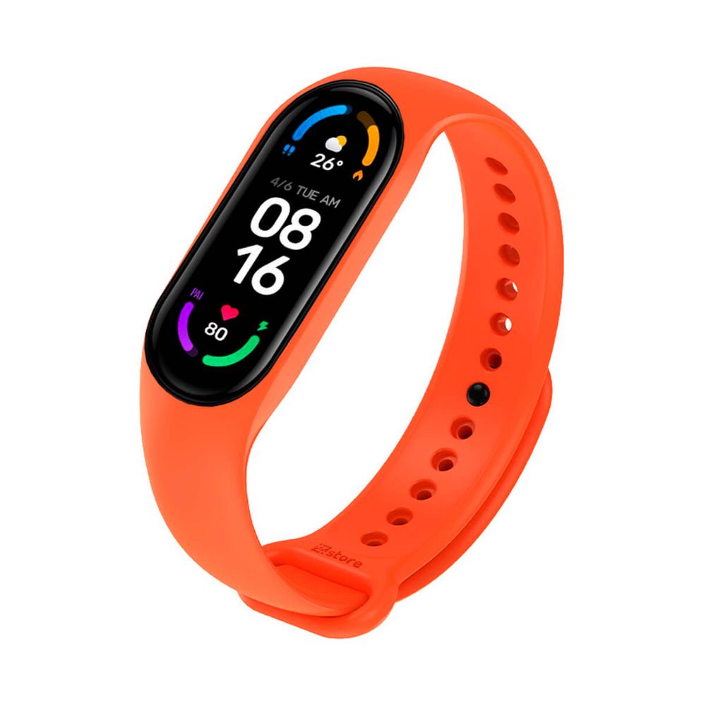 Correa Compatible con Xiaomi Mi Band 8 Naranja GENERICO