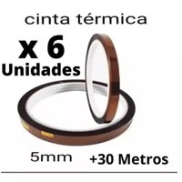 Cinta Térmica para Sublimado Resistente Al Calor por 6 Unidades