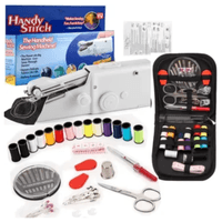Maquina de Coser Portátil Inalámbrico de Mano Doméstico Más Kit de Costura