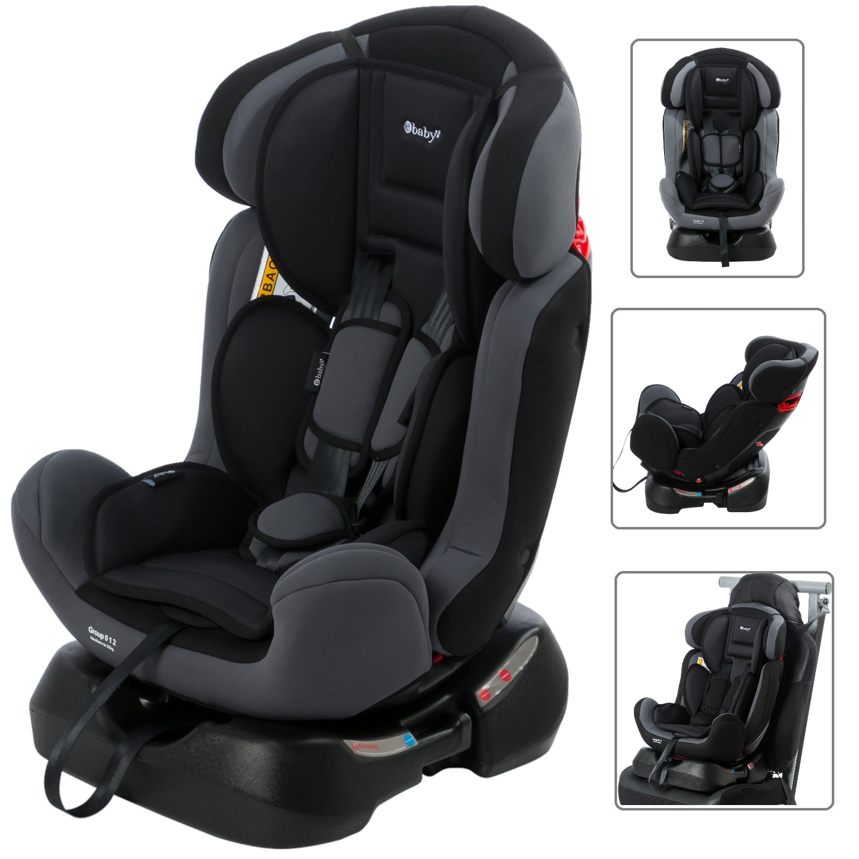 Silla de Auto Serena Ebaby 569 Gris O