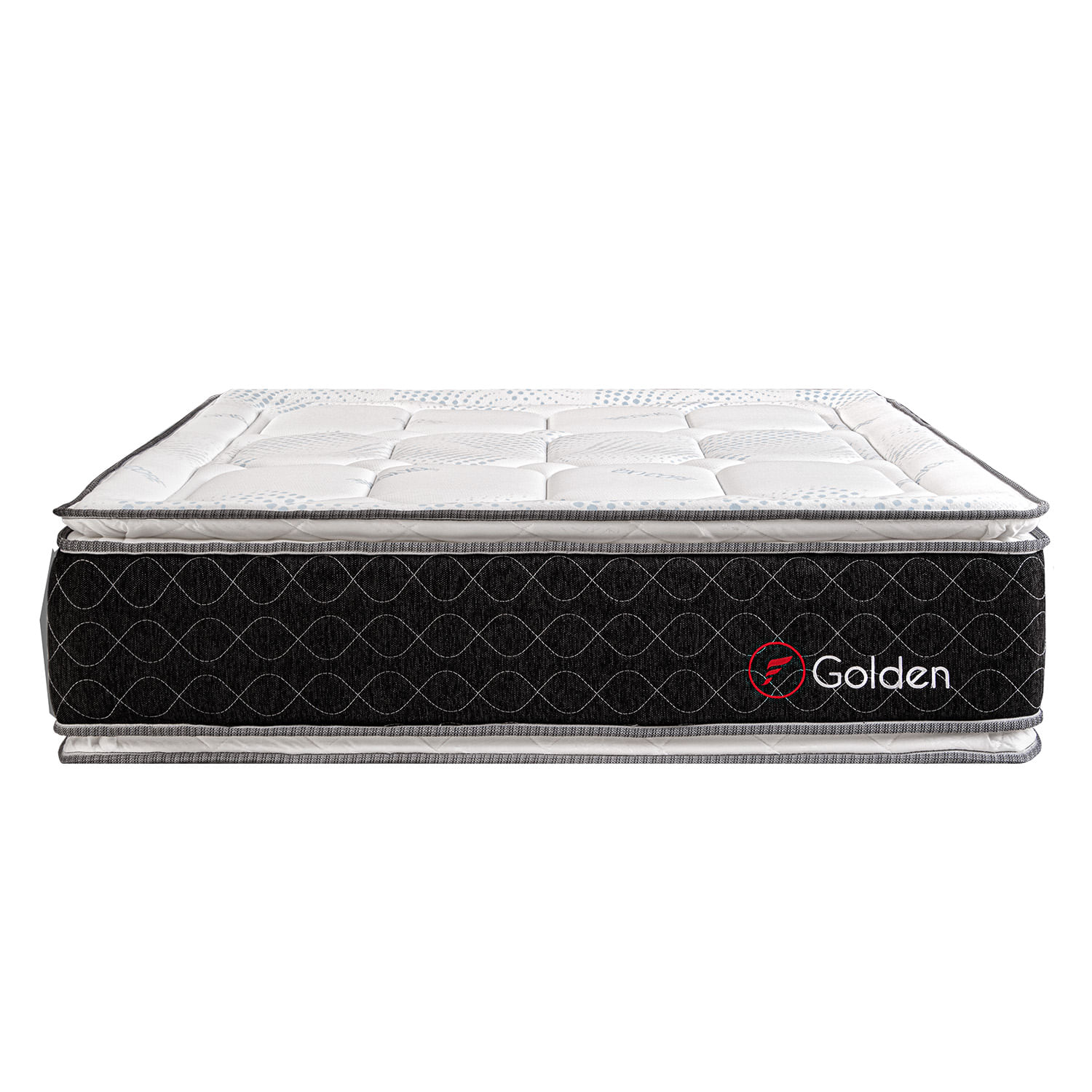 Colchón Forli Beauty Dream Golden Pocket 2Plazas + 2 Almohadas + Protector