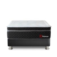 Cama Box Tarima FORLI Beauty Dream Platinium Pocket King + 2 Almohadas + Protector