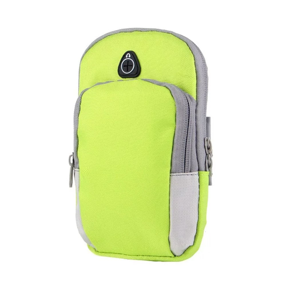 Bolso Porta Celular Deportivo con Correa Brazalete Verde