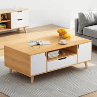Mesa de Centro Vintage Ollie 120 cm R&R MUEBLES