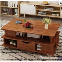 Mesa de Centro Moderna Minzie Marrón R&R MUEBLES