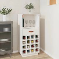 Mini Bar Moderno Ezra Blanco R&R MUEBLES