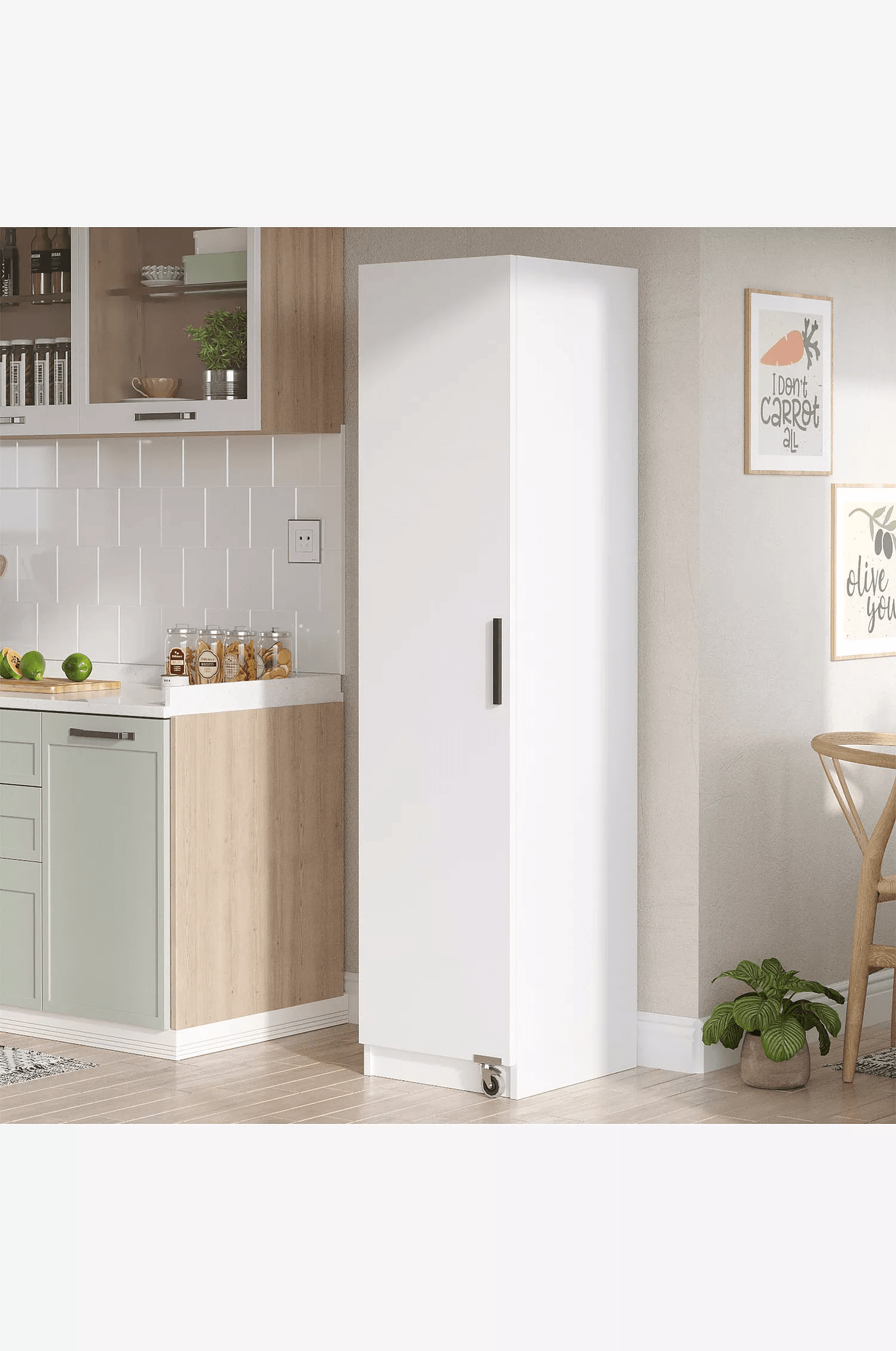 Alacena Moderna para almacenamiento Kubica color Blanco TU MESITA