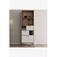 Librero Organizador Salomé color Duna/Blanco TU MESITA