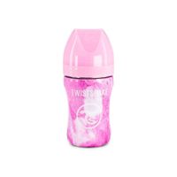 Biberon Acero Inox 260Ml - Marmol Rosa